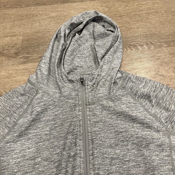 Athleta Womens Small Pacifica Crosscurrent Jacket UPF 50 Gray Full Zip Hooded - Picture 2 of 10